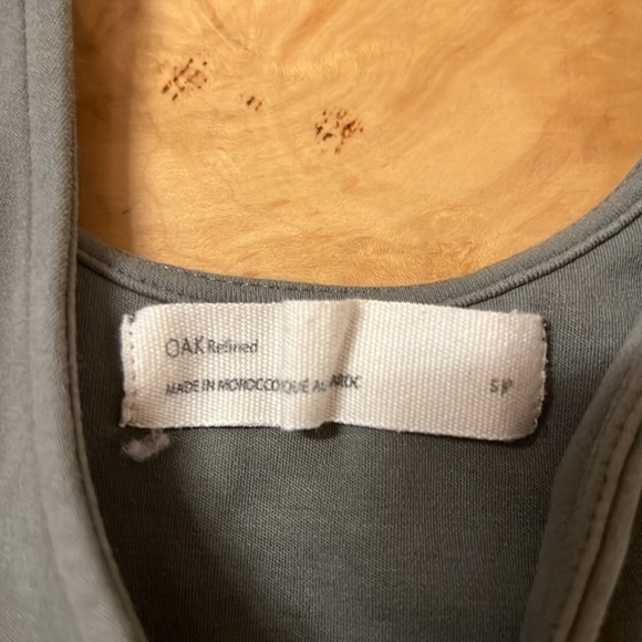 Oak + Fort | Sage Deep V body suit tank - Small - Picture 2 of 5